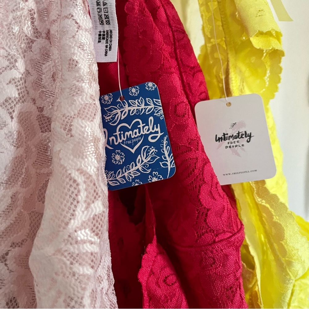 SET OF 4 - Free People Lacy Bralettes (NWT)